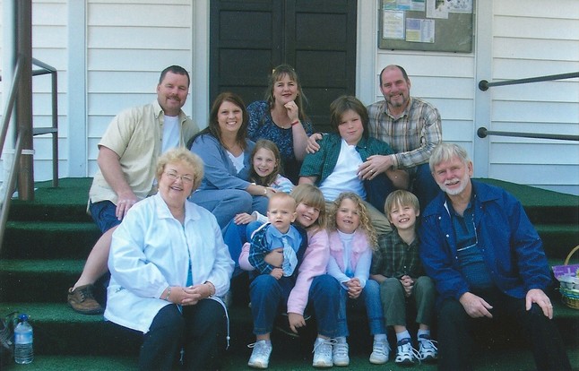 Bonnie Strauch Wirth & John Wirth with their family